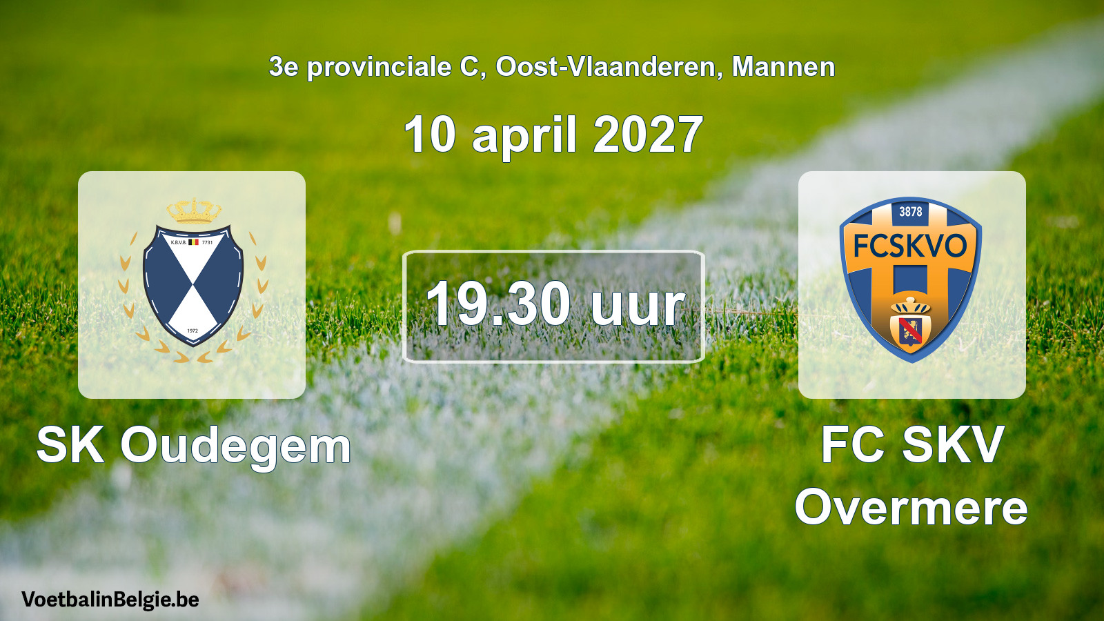 Geplantes Spiel männer-Fußball: SK Oudegem - FC SKV Overmere (10 April 2027)