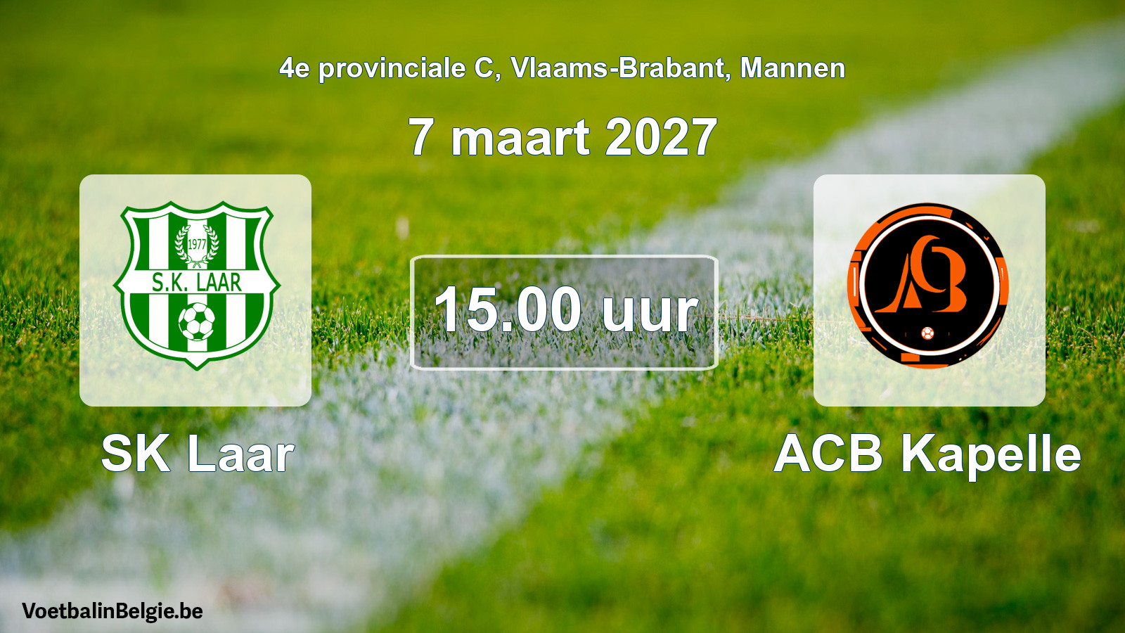 Geplantes Spiel männer-Fußball: SK Laar - ACB Kapelle (7 März 2027)