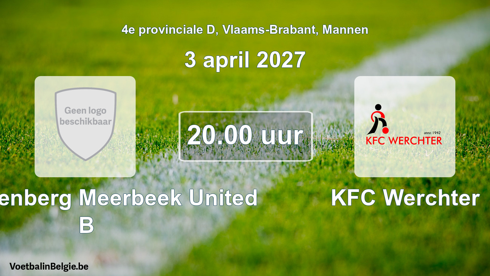 Geplantes Spiel männer-Fußball: FC Kortenberg Meerbeek United B - KFC Werchter (3 April 2027)