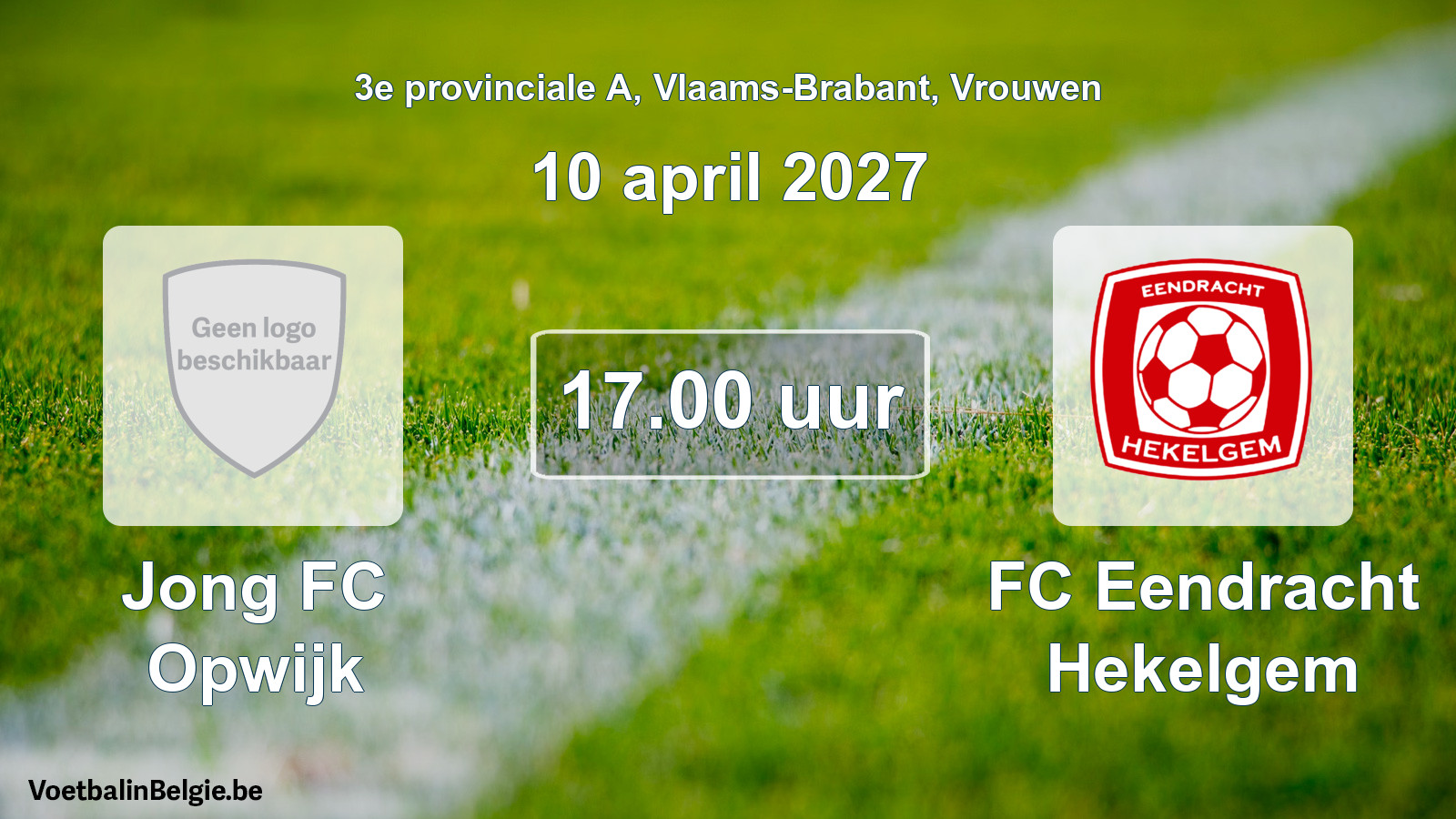 Geplantes Spiel frauen-Fußball: Jong FC Opwijk - FC Eendracht Hekelgem (10 April 2027)