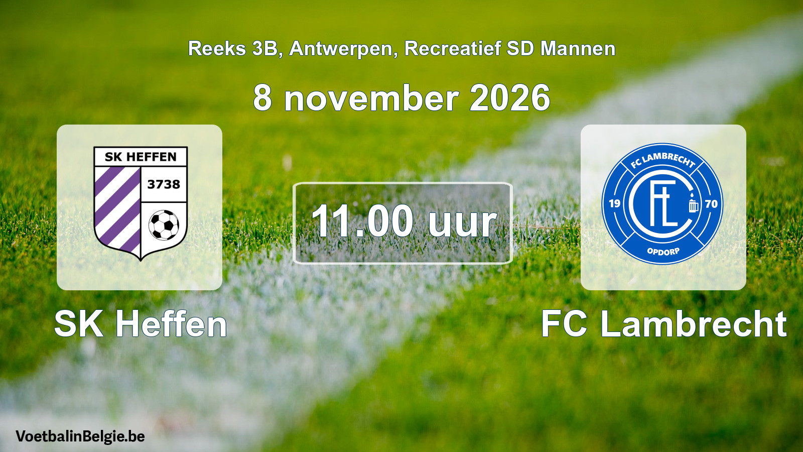 Geplantes Spiel freizeit sd männer-Fußball: SK Heffen - FC Lambrecht (8 November 2026)
