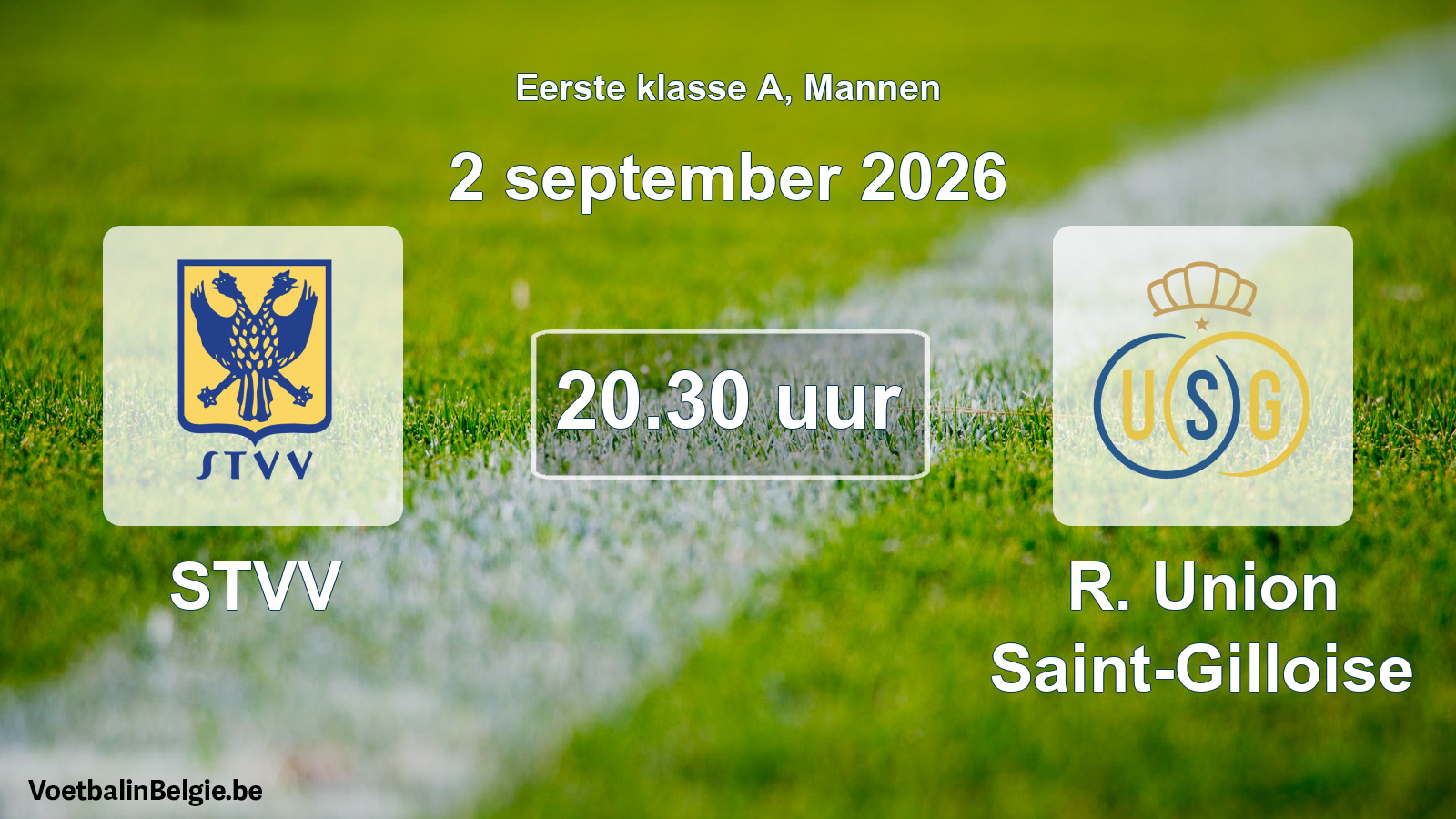 Geplantes Spiel männer-Fußball: STVV - R. Union Saint-Gilloise (2 September 2026)