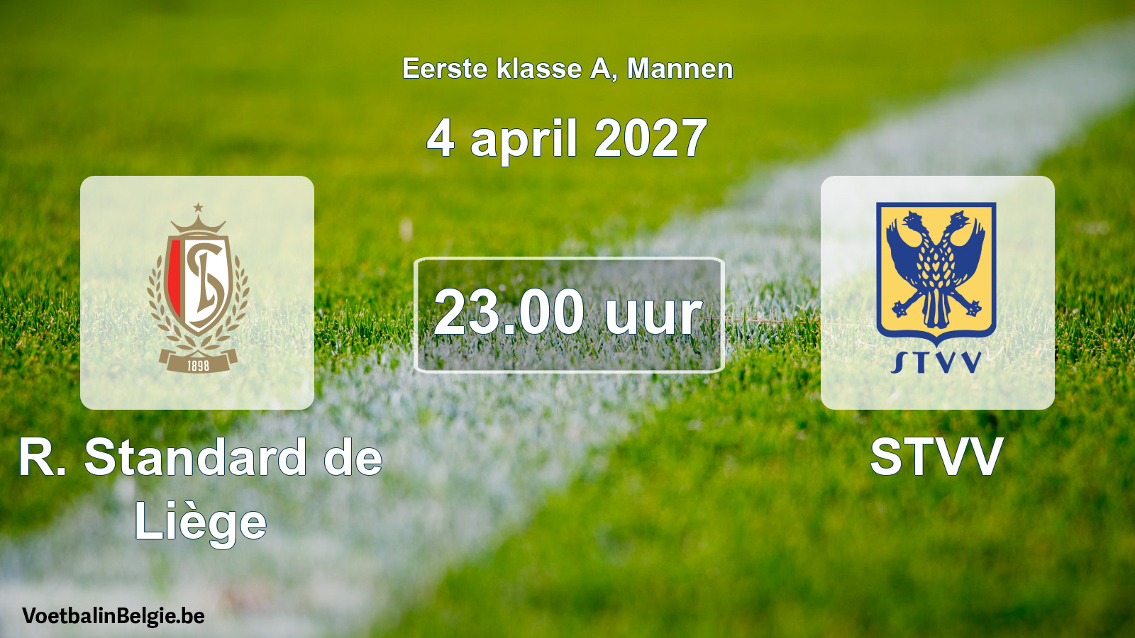 Geplantes Spiel männer-Fußball: R. Standard de Liège - STVV (4 April 2027)