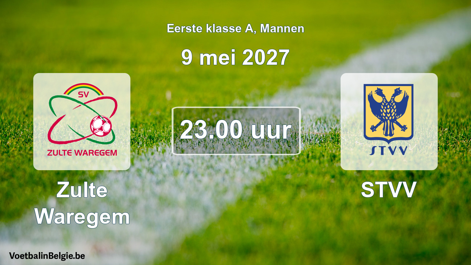 Geplantes Spiel männer-Fußball: Zulte Waregem - STVV (9 Mai 2027)