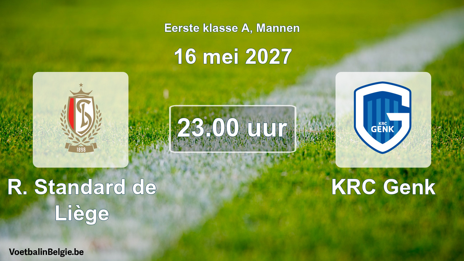 Geplantes Spiel männer-Fußball: R. Standard de Liège - KRC Genk (16 Mai 2027)